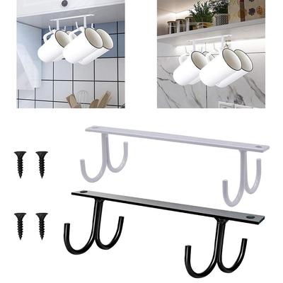 Coffee Cup Holder Drainer Drying Rack Cabinet Hook Mug Holder Metal Storage Rack Holder Cup Rack
