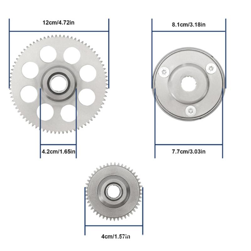 Ac29-For Polaris Outlaw Sportsman 50 90 110 Starter Clutch Idle Gear Kit 0454961 Starter Clutch Bearing Gear Kit
