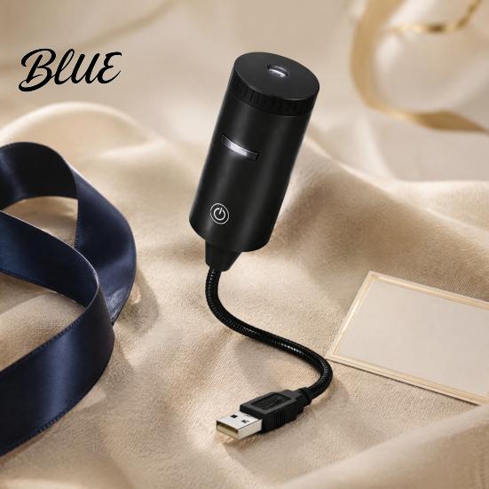 Car Ambient Light USB Projector Lamp with 2 Films Moon & Milky Way LED Projection Powered Night Light 360 Degrees Rotating for Car Bedroom Ceiling