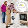 Hose Water Inlet Pipe White 1.5M Accessories Air Conditioner Drain Hose W/ Stainless Steel Clamp Washing Machine