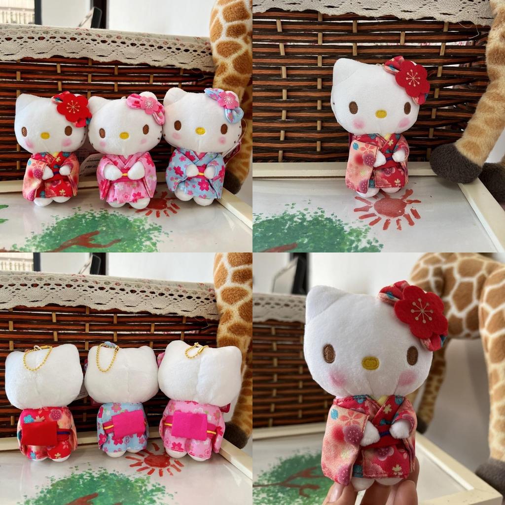Sanrio Hello Kitty Kimono Plush Toy With Standing Design For Kids And Collectors
