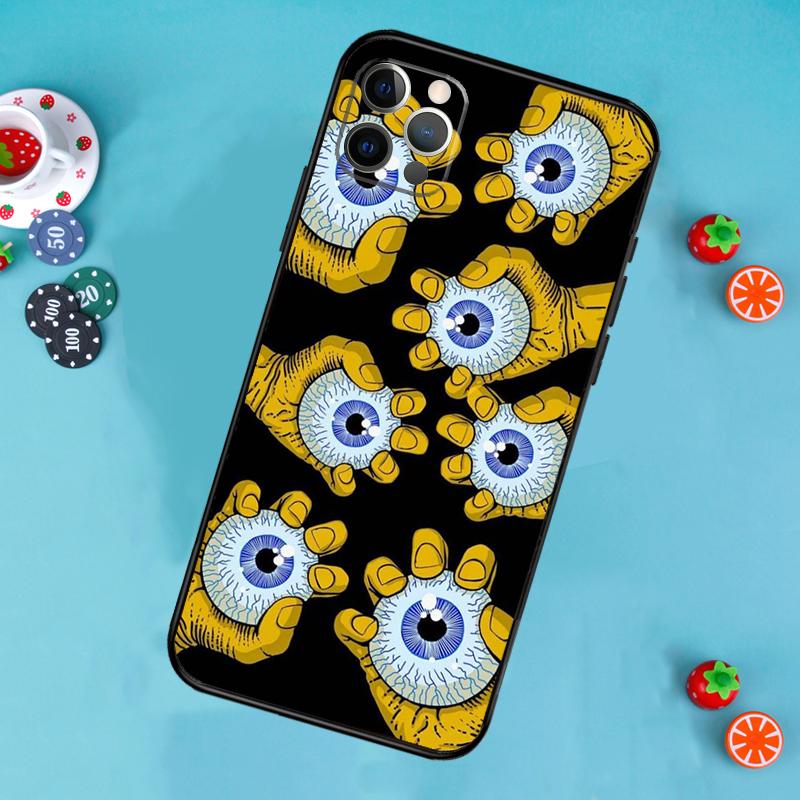 Hände mit Augen Handyhülle Für iPhone 17 Air 16 15 14 13 11 12 Pro Max 13 12 mini 15 16 Plus 16e Hülle Funda