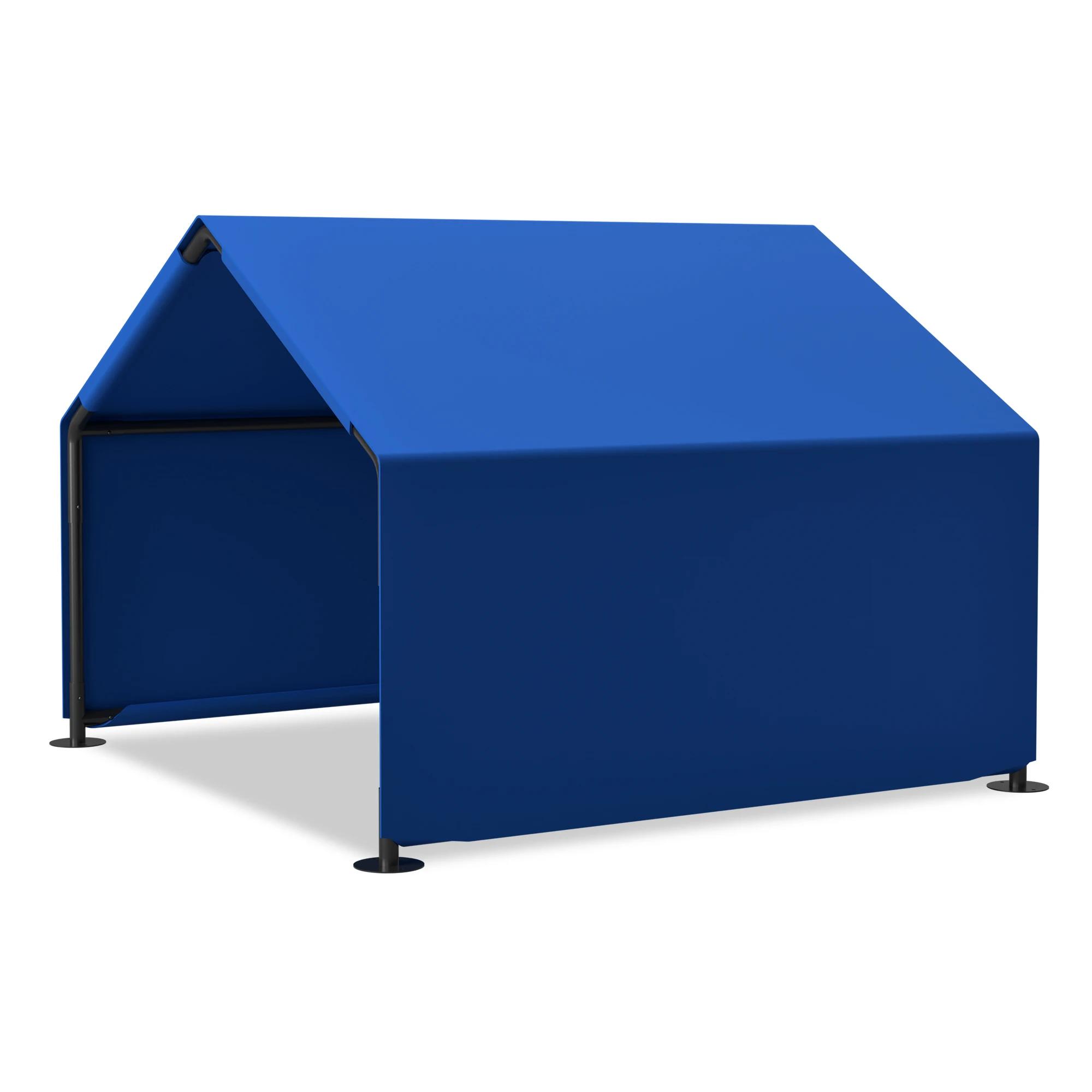 For Dog Shade Shelter Outdoor Tent for Small Medium Dogs, Waterproof Sun Protection Pet House for Dogs, Small Animals and Livest blu