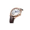 CITIZEN Automatic Mechanical Movement Leather Strap Watch Men's Watches Silver Dial NJ0113-10A