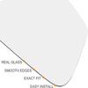 Car Rearview Mirror Glass Lens Fit Honda Insight 2009-2014 76253tf0g11 with Heater Left or