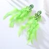 New Style Feather Long Earrings - Long and Elegant Ethereal Earrings with High-end and Unique Style. Ear Ornaments.