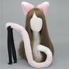 Masquerades Party Hair Hoop Animal Ear Plush Headband/Tail Girl Hair Ornaments