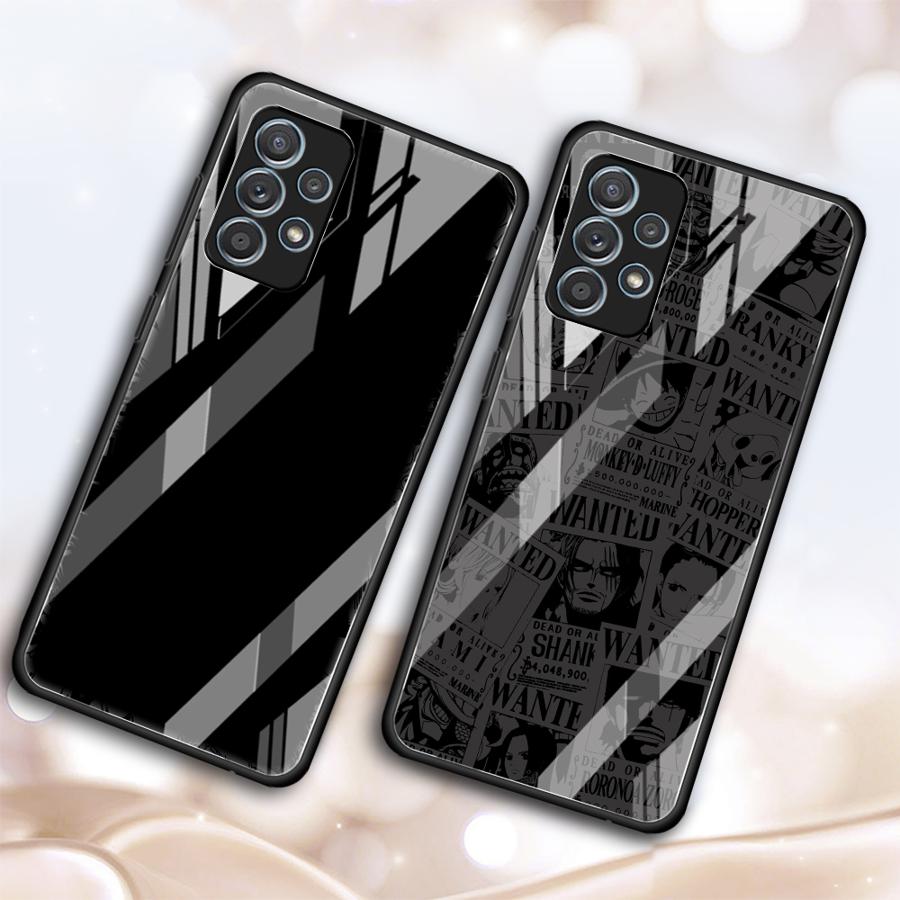 OneS P-ieceS Anime Logo Hülle für Samsung Galaxy A73 A34 A14 A30 A36 A71 A15 A50 A21 A06 A56 A35 A25 A51 A52 A16 A02 A12 A10 A13
