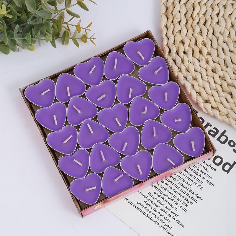 Heart-Shaped DIY Candle Set - 2-Hour Tealight for Valentine's, Proposal, or Birthday