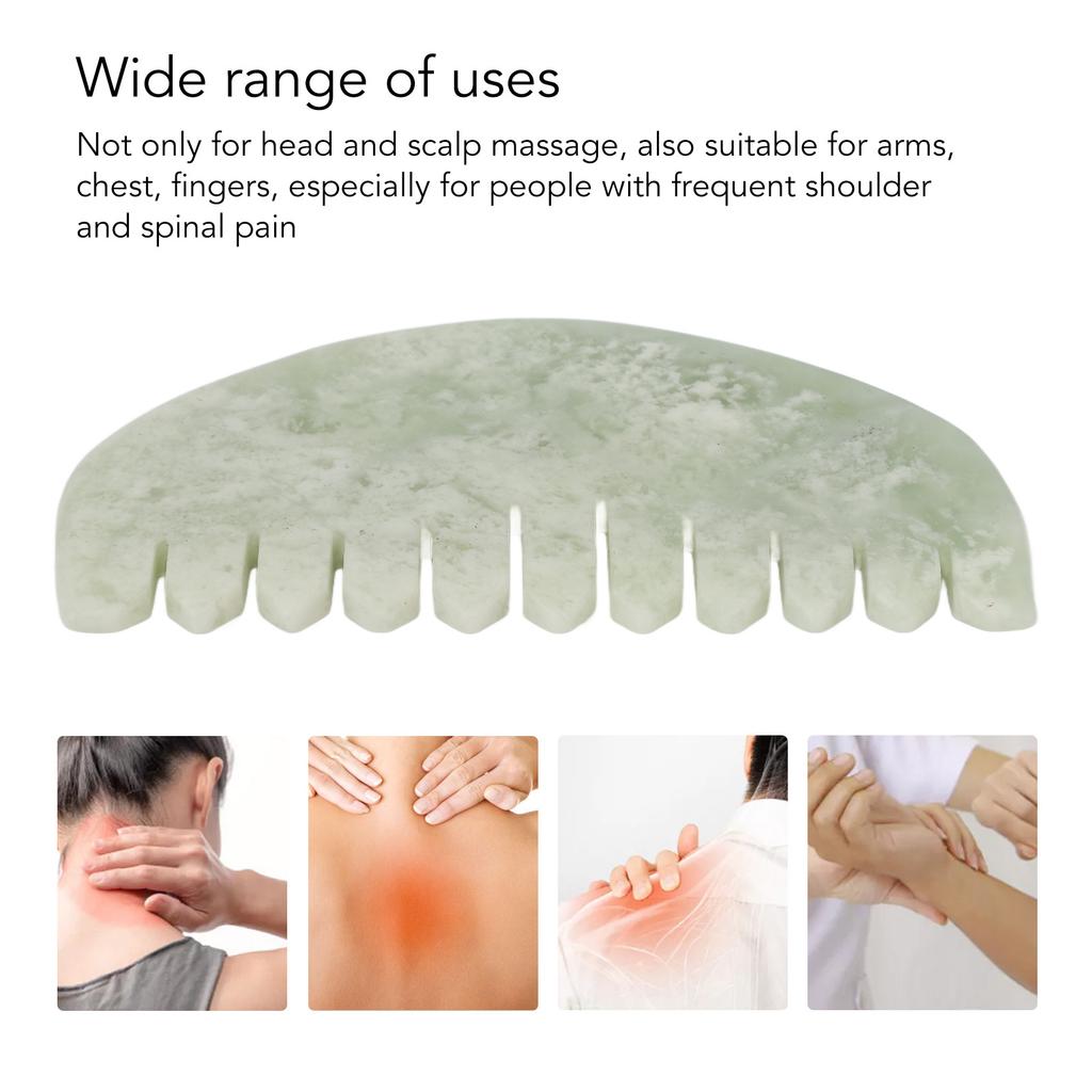 Massage Comb Improve Blood Circulation Reduce Fatigue Guasha Scraping Scalp Comb Head Massage Tool for Head Caring Relaxation