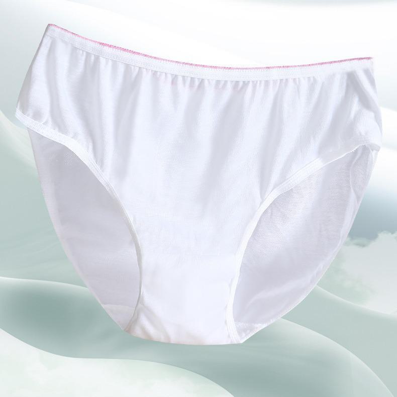 Roupa íntima de viagem descartável masculina: Ideal para sauna, massagem, enfermagem, banho e terapia podal. Cuecas boxer triangulares femininas também disponíveis.