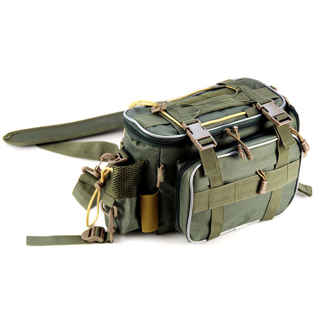 Fishing Tackle Bag Fishing Gear Storage Bag Organizer Waist Bag Messenger Bag Handbag   Fishing Gear Bag Fishing Accessories