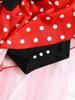 Summer 0-1 Years Old Infant Baby Girls Short-sleeved Dot Print Dress Casual 2-Piece Set With Hairband
