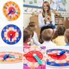 Wooden Clock For Kids Learn Time And Math With Colorful Model