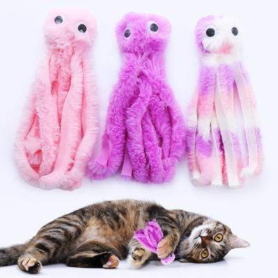 Katten speelgoed Schattig octopus pluche speelgoed bijtbestendige tanden interactief spel huisdier benodigdheden