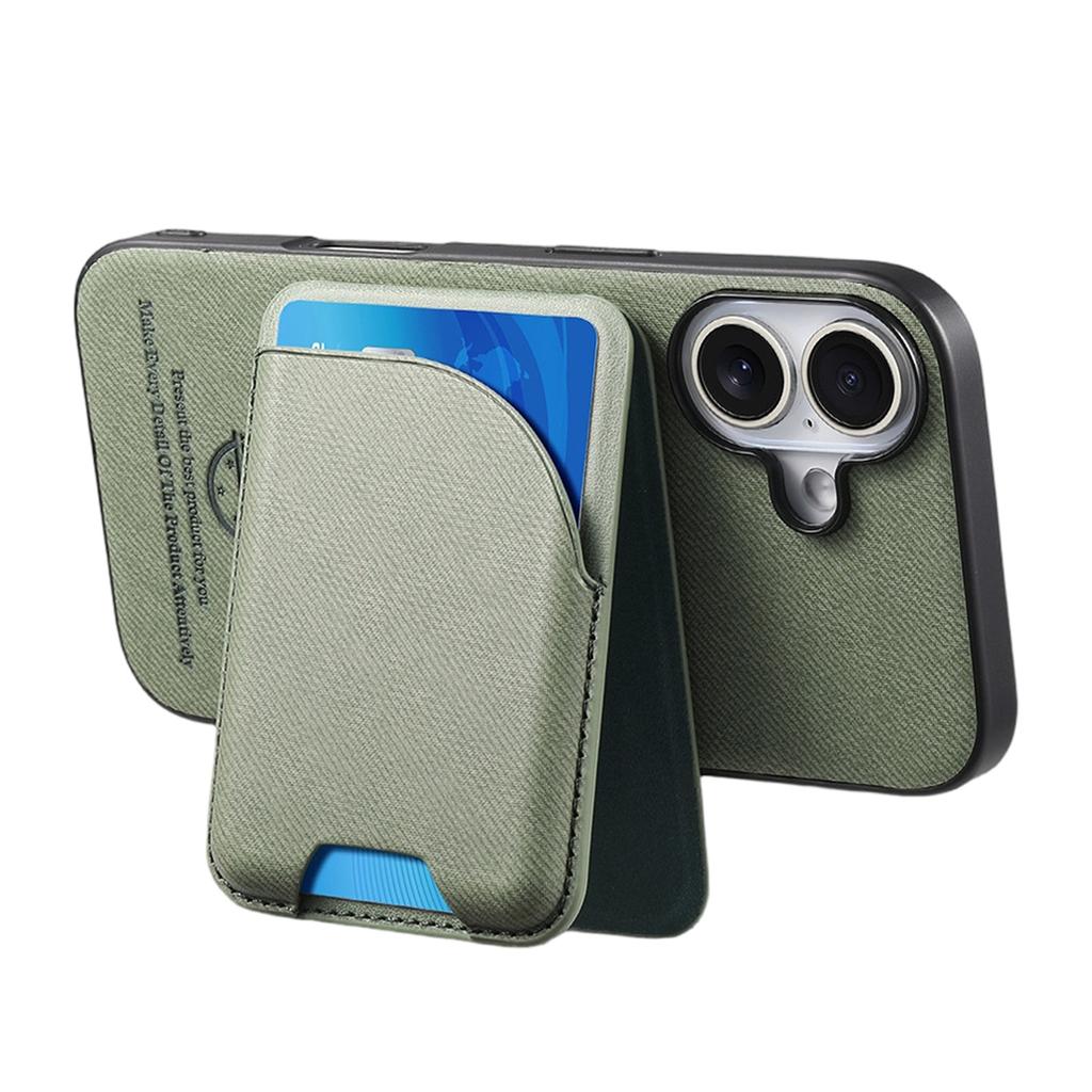Anti Shock Magnetic Phone Case With Card Slot Premium Textured PU Leather Slim Protective Cover For Secure Everyday Use