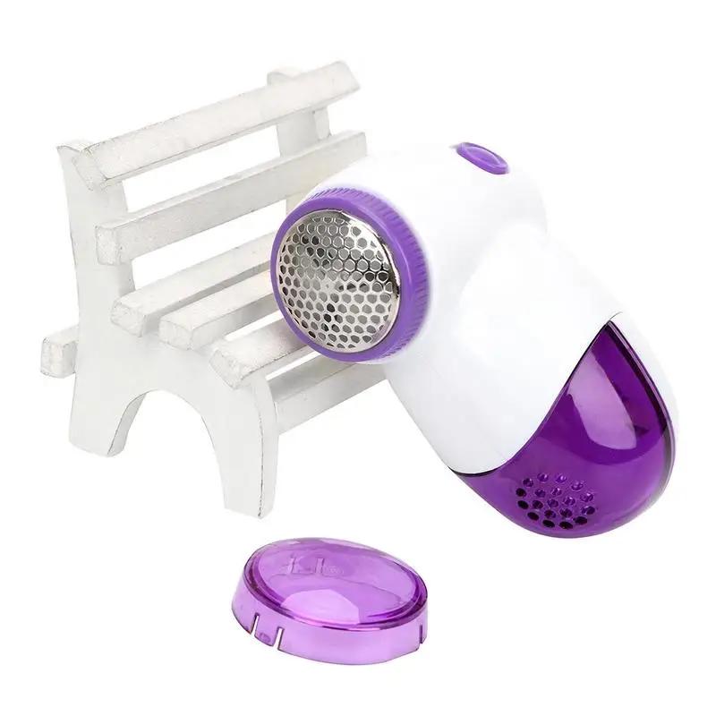 

Electric Clothing Lint Pills Removers Portable Clothes Fluff Pellets Cut Machine Fabric Sweater Fuzz Shaver фиолетовый