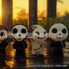2025 Halloween Ghost Figurine Resin Craft Home Garden Decor Spooky Zombie Doll