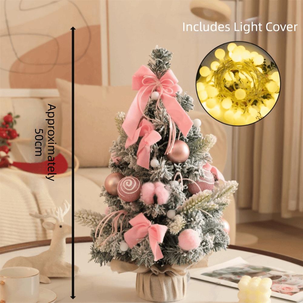 Miniature Christmas Tree Simulated Simulated Plants Noel Mini Christmas Tree Office Decoration
