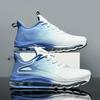 Sneakers Men's Autumn and Winter New Full-palm Air Cushion Mesh Breathable Running Shoes Thick-soled Shock-absorbing Air Cushion Shoes