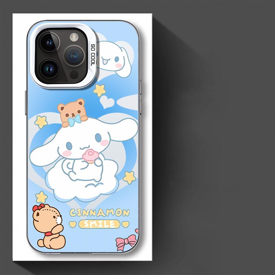 Phone Case for iPhone 14 15 16 Plus 11 12 13 Pro Max 17 Air 16e Soft Cover Cartoon Hello Kitty Cinnamoroll