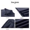 Men's Ice Silk Short Sleeve Polo & Casual Pants Set