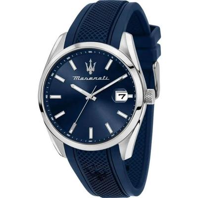 Attrazione Rubber Strap Blue Dial Quartz R8851151005 Men's Watch