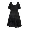 Women's Plus Size Slimming Loose Short Sleeve Long Dress
