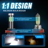2 Stück 8 Seiten LED 12V H8 H11 H7 LED 20000LM HB3 9005 HB4 H1 H3 H4 LED Scheinwerferbirne Canbus 100W 3D 360 Grad Super Auto Lampe