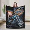Boop Classic Kiss Blanket Flannel Decoration Bettys Cartoon Breathable Lightweight Throw Blankets for Bedding Outdoor Bedspread