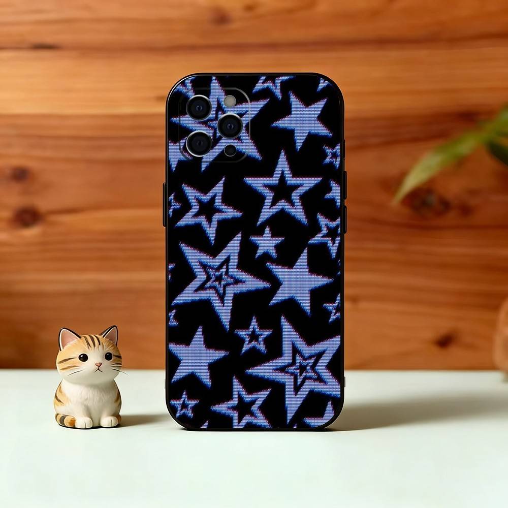 Y-y2K Star Aesthetic Phone Case Silicone Soft For IPhone 17 16 15 14 13 12 11 X XR Plus Pro Max Plus