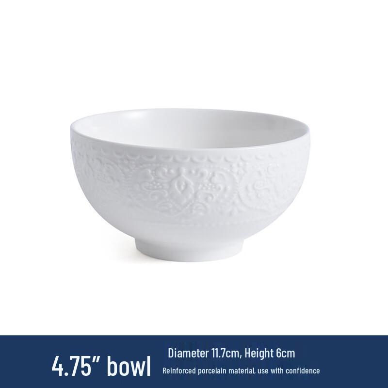Huazao Baijia Alice Embossed Ceramic Bowl