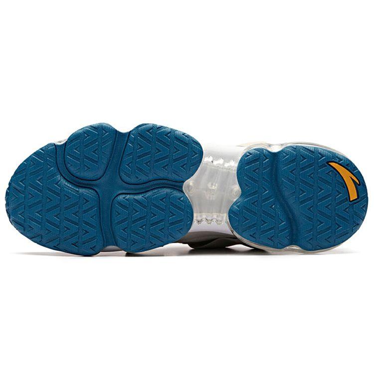 Anta Leading Full-Length Air Cushion Low-Top Running Shoes Men Running Shoes Gray Blue 91925502-1