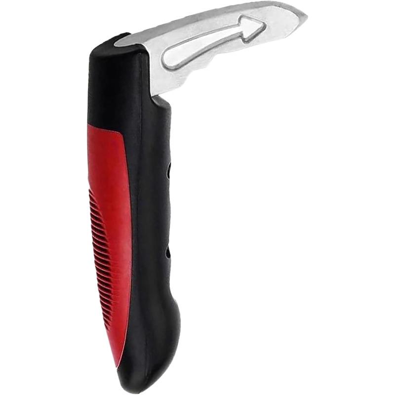 

Car Moving Handle Car Multi-function Handrail Safety Hammer Ergonomic Car Window Breaker Escape Outdoor Life-saving Hammer красный