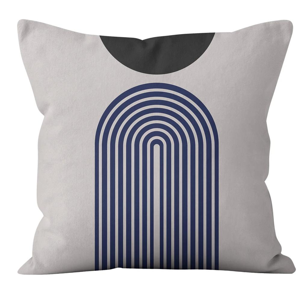 Office Living Room Home Pillowcase Abstract Line Decorative Pillowcase Car Ornaments