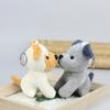Cartoon Cartoon Wolf Dog Keychain Plush Doll Wolf Dog Stuffed Doll Key Ring  Bag Decor