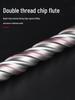 Triangle Tile Ceramic & Concrete Alloy Twist Drill Bit with Cross Round Shank