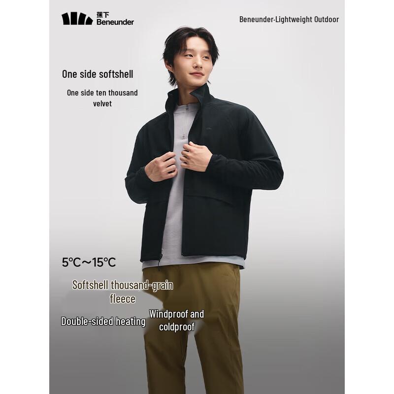 beneunder Men's Double-Sided Fleece Jacket