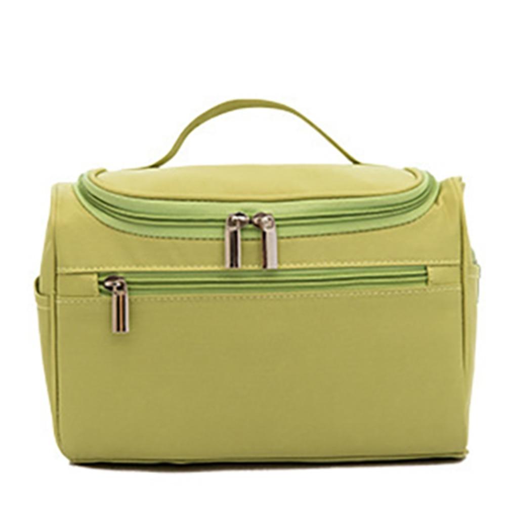 

Waterproof Material Cosmetic Bag Organizational Design Large Size Travel Cosmetic Bag Cosmetics Storage Waterproof Cosmetic Bag зелёный