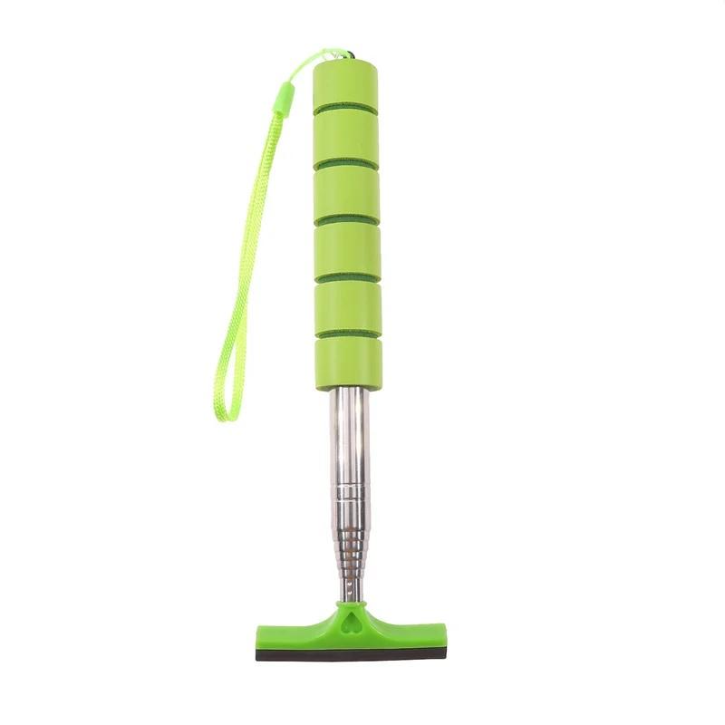 Υαλοκαθαριστήρας καθρέφτη αυτοκινήτου από ανοξείδωτο χάλυβα Τηλεσκοπικός υαλοκαθαριστήρας με αναδιπλούμενο στρώμα βούρτσας πλύσης κεφαλής βούρτσας Βούρτσα χειρός