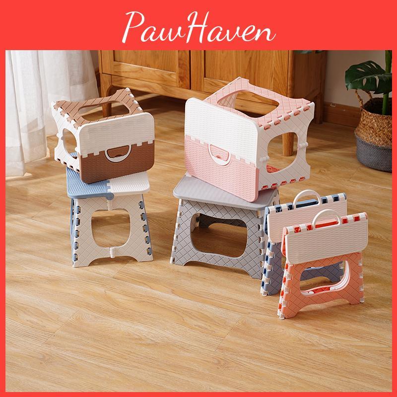 Multi Folding Plastic Purpose Step Stool Sturdy Seat Home Portable Camp Chair