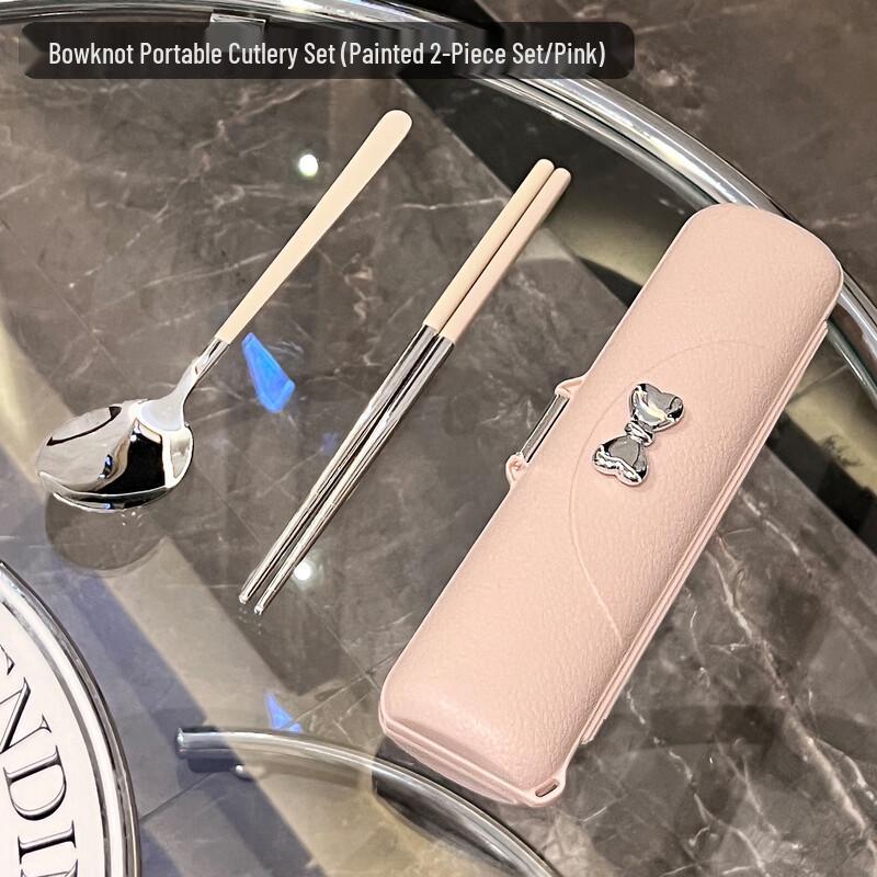 Zhao Ran Elegant Painted Portable Cutlery Set