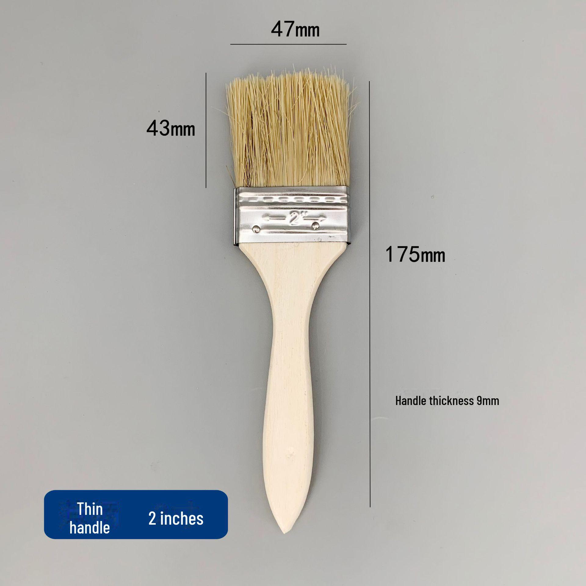 

Щітка для барбекю та пилу з натуральної свинячої шерсті - м’який, коричневий, промисловий водонепроникний інструмент для домашнього використання