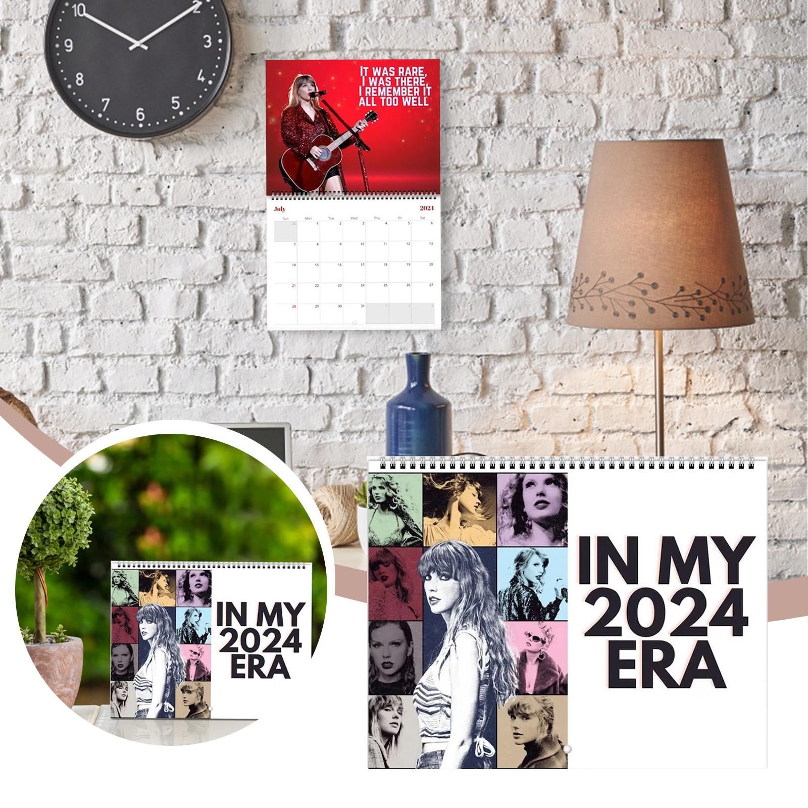 

Календарь 2024, музыкальные плакаты, обложка альбома, постер, календарь, холст, настенный художественный календарь One Size