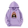 Child Fashion Lightweight Long Sleeve Pullover With Pockets  Print Hoodie