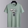 Camiseta de Algodón de Verano para Hombre 2025: Top de Manga Corta, Holgado, Casual y a la Moda