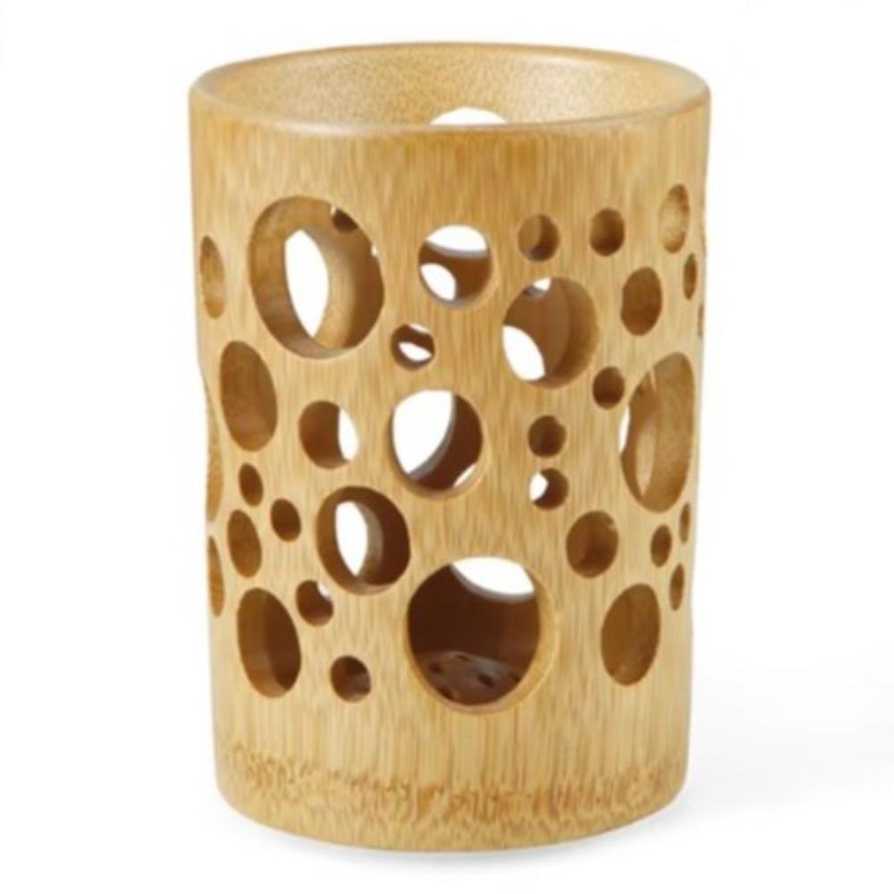 Drainage Bathroom Cup Quick Drying Pencil Holder Natural Bamboo Toothbrush Holder Tableware