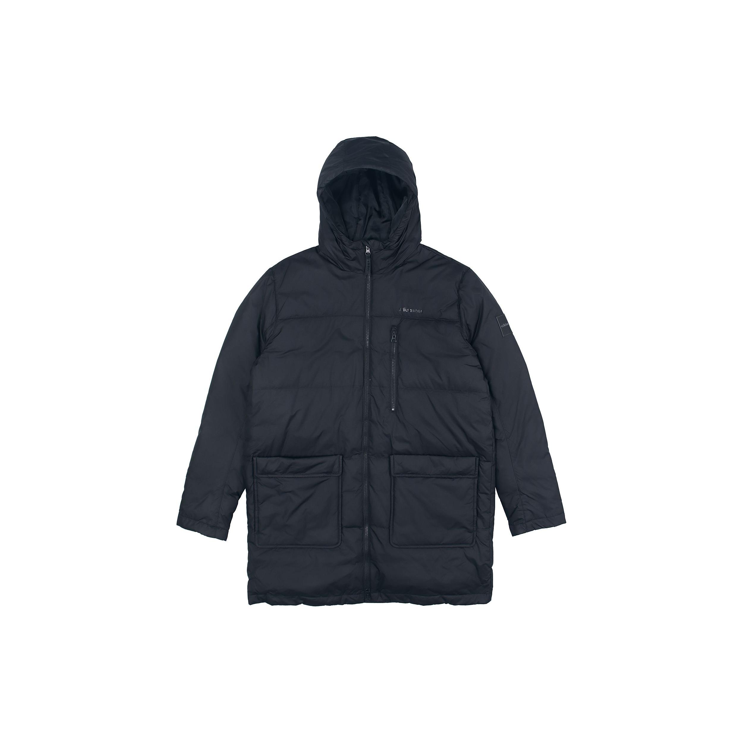 adidas neo Casual hooded Stay Warm Down Jacket Black Men s FK9948 XXL