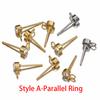 100pcs/20pcs 4mm Stainless Steel Ear Studs Rhinestone Earring Posts with Loop Rings for Earrings Jewelry Making DIY Wholesale