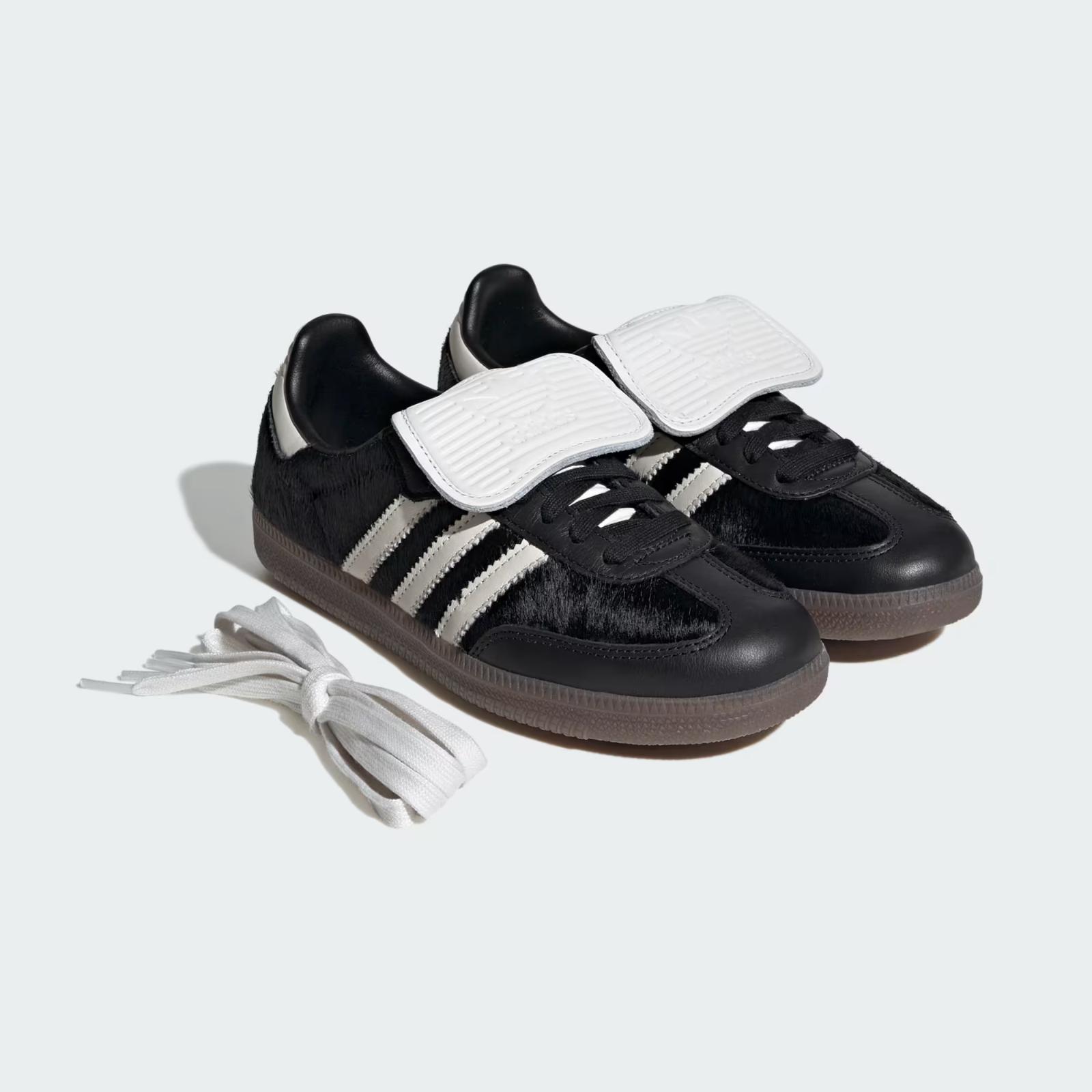 KI4168 adidas Samba LT Пони Кожаный Основной Черный (Женский) 10W